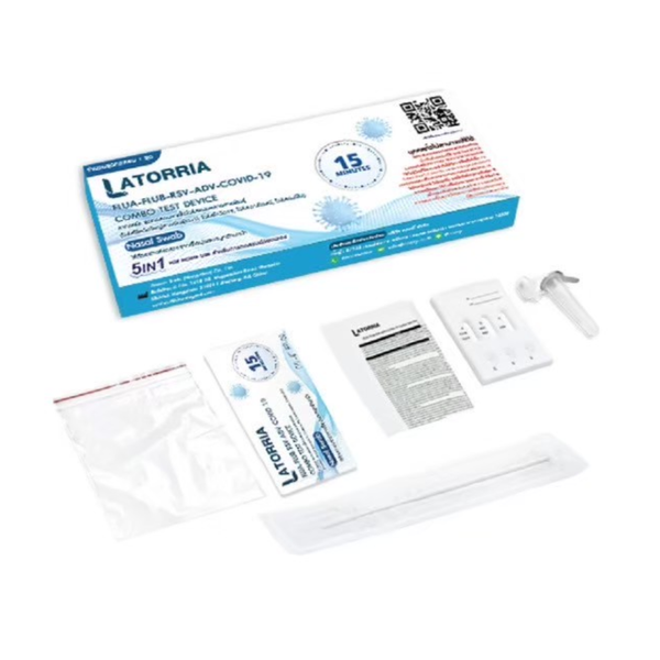 Latorria FluA/FluB/RSV/ADV/COVID-19 combo test COSMY (Box/1s) - Buymed ...