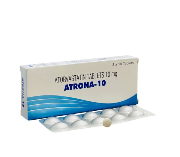 ATRONA-10 ( Atorvastatin 10mg, 30 Tabs) - បាយមេដ ខេមបូឌា - Buymed ...