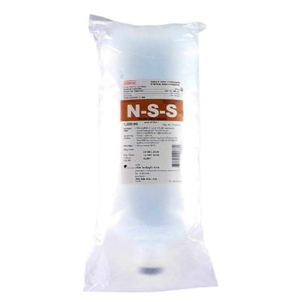 Sodium Chloride Solution U.S.P. NSS injection 0.9% (NO IV set) THAI ...