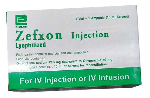 Zefxon injection (40mg/vial) BIOPHARM (Box/2s/1vial+10ml) - Buymed ...