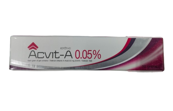 Acvit-A 0.05% T.MAN (Tube/10g) - Buymed Thailand - ซื้อยาที่บายเมดถูกกว่า