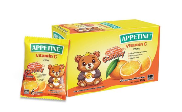 APPETINE® Vitamin C gum PPM (box/20sachet) - បាយមេដ ខេមបូឌា - Buymed ...