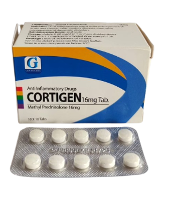 Cortigen 16mg Tabs Gen Pharma (B/10x10 Tabs) - បាយមេដ ខេមបូឌា - Buymed ...