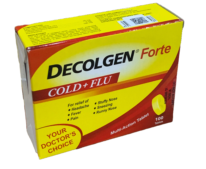 Decolgen Forte United Pharma (100Tabs/Box) - បាយមេដ ខេមបូឌា - Buymed ...