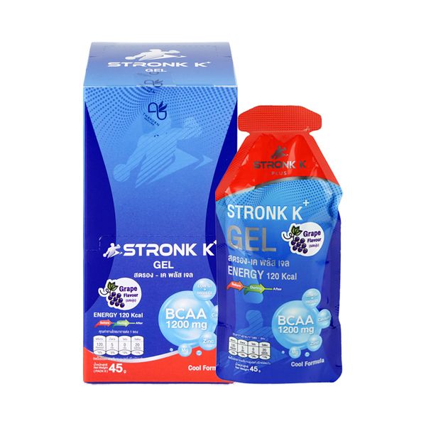 Stronk K+ Energy Gel (Grape) THAVORN (Box/6s/45g) - Buymed Thailand ...