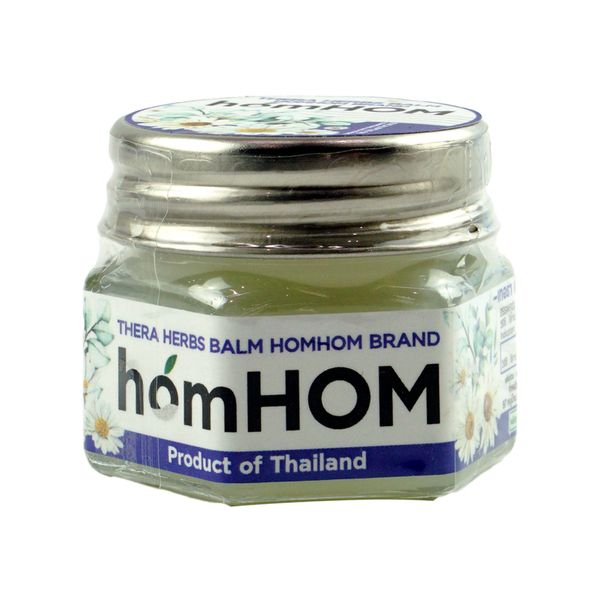 หอมหอม Thera Herbs Balm (สีขาว) HOMHOM (Bottle/20g) - Buymed Thailand ...