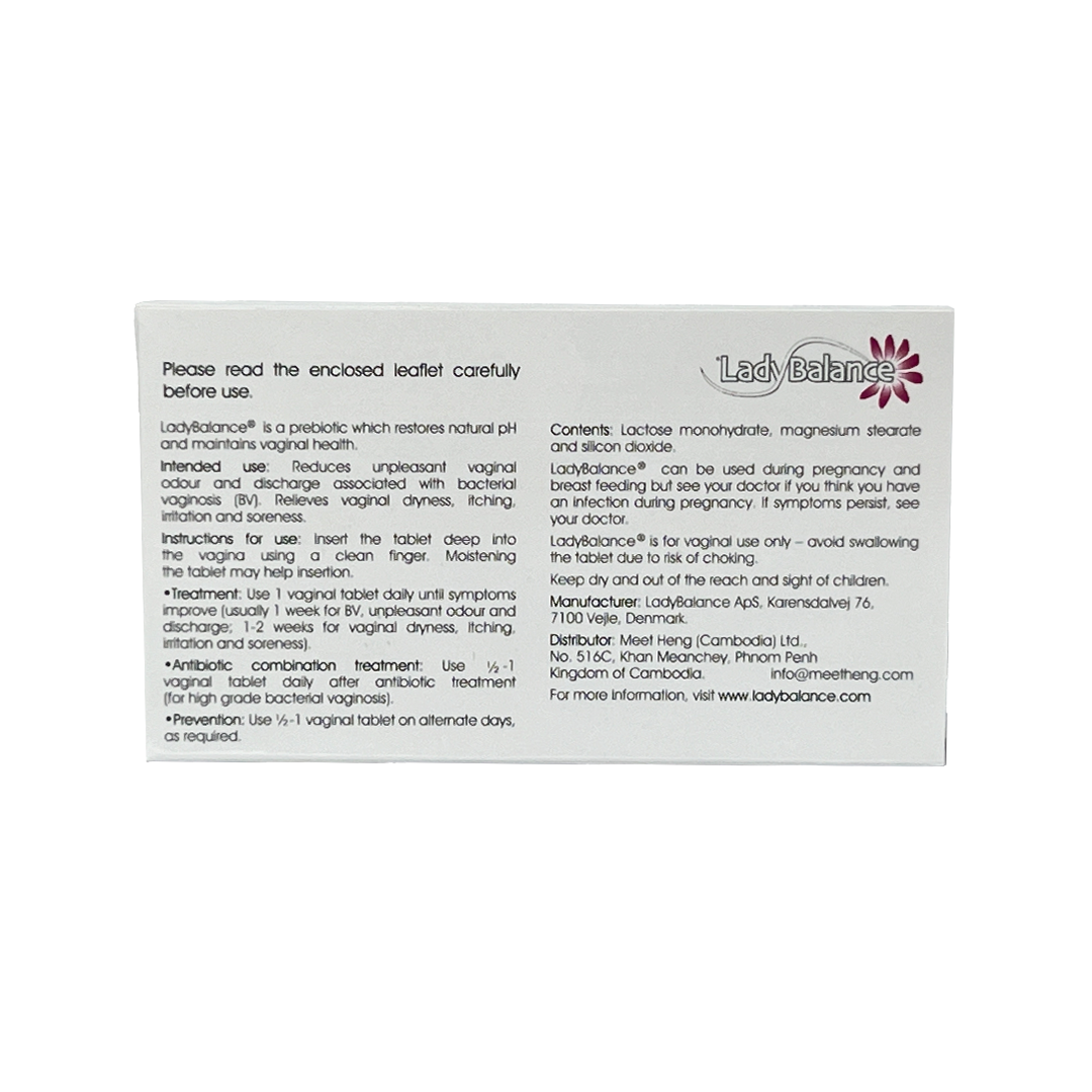 Lady Balance LadyBalance Aps (12 Vagina Tablet/Box) - បាយមេដ ខេមបូឌា ...