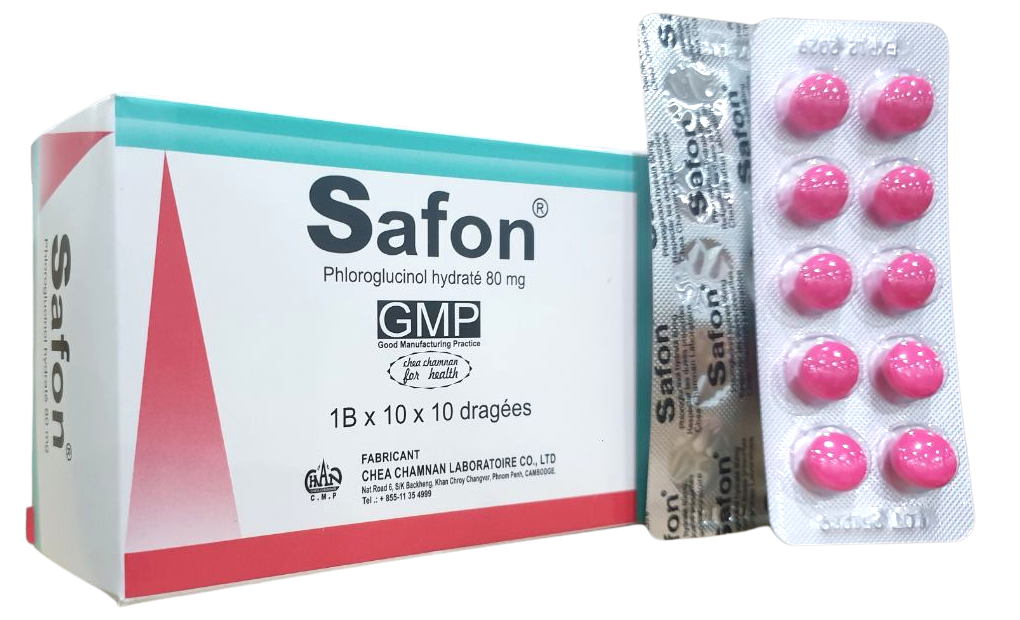 Safon 80mg Chea Chamnan (B/10x10 Tabs) - បាយមេដ ខេមបូឌា - Buymed ...