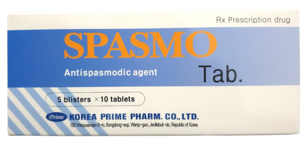 Spasmo 80mg Korea Prime Pharm (B/50 Tabs) - បាយមេដ ខេមបូឌា - Buymed ...