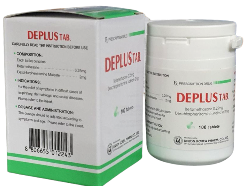 Deplus Union Korea Pharm (B/100 Tabs) - បាយមេដ ខេមបូឌា - Buymed ...