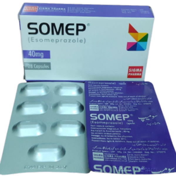 Somep Esomeprazol 40mg Sigma (Box/28capsules) - បាយមេដ ខេមបូឌា - Buymed ...