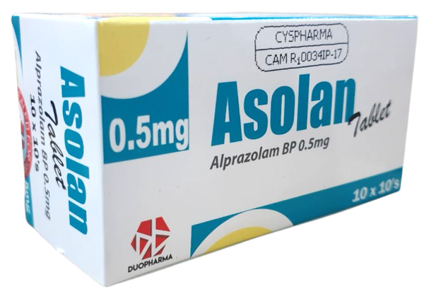 Asolan 0.5mg Duopharma (B/10x10 Tabs) - បាយមេដ ខេមបូឌា - Buymed ...