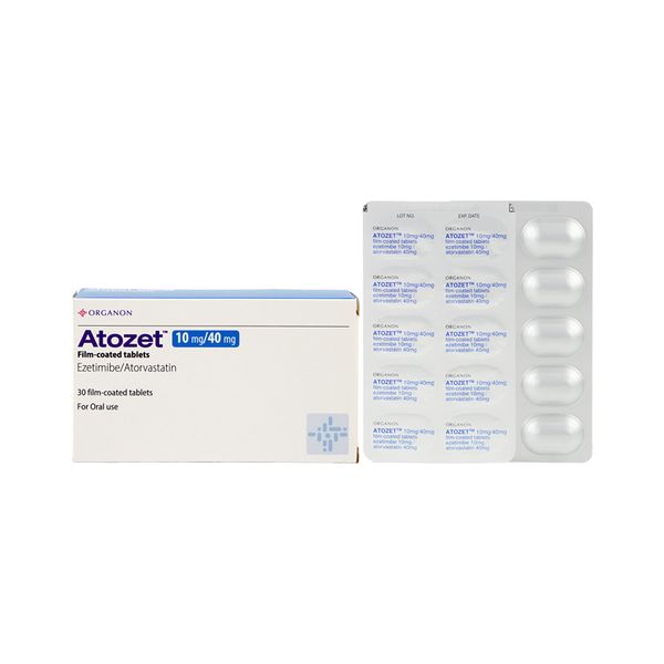 Atozet 10/40 mg ORGANON (Box/30s) - Buymed Thailand - ซื้อยาที่บายเมด ...