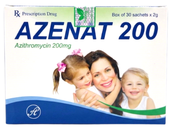 AZENAT Azithromycin 200mg Truong tho (Box/30Sachets/2g) - បាយមេដ ...