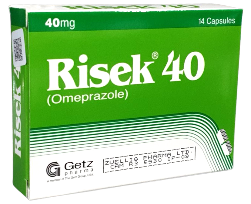RISEK CAPS 40MG Getz Pharma (7 Capx2/Box) - បាយមេដ ខេមបូឌា - Buymed ...