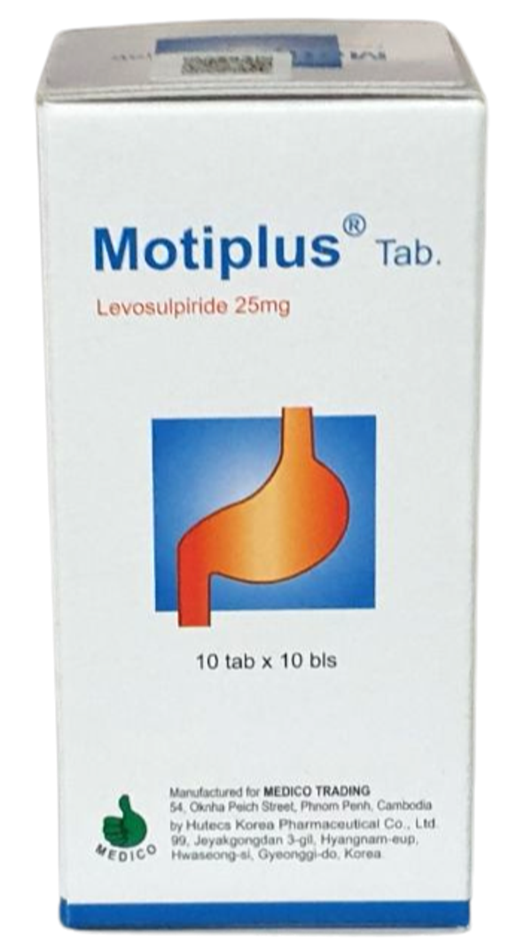 Motiplus Tab 25mg Medico (B/10x10 Tabs) - បាយមេដ ខេមបូឌា - Buymed ...