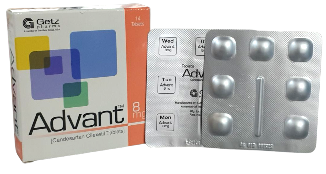 ADVANT TAB 8MG Getz Pharma (7Tabs x2Blisters/Box) - បាយមេដ ខេមបូឌា ...